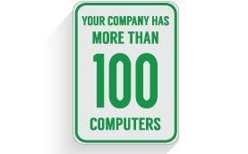 IT Support for companies with over 100 computers